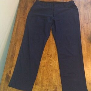 Nike Dri Fit Dress Athletic Navy Blue Pants 36x32